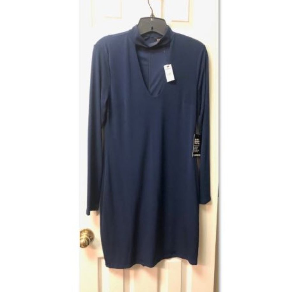 Blue Express Bodycon Dress